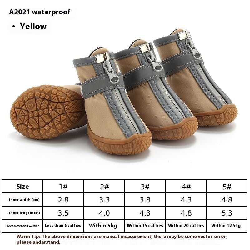 Protect Your Pup's Paws with Wear-resistant Breathable Dog Shoes